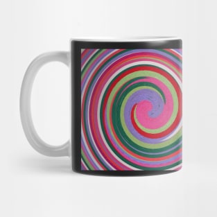 modern bright and vibrant modern swirls Mug